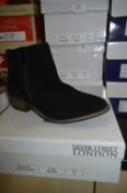 Silver Street of London Gents Black Suede Ankle Bo