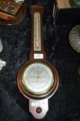 Mahogany Framed Wall Barometer