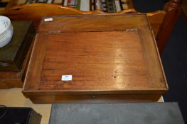 Mahogany Tabletop Sloping Desk