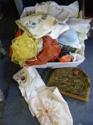 Box Containing and Selection of Needlework Table L