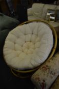 Circular Cane Framed Tub Chair