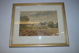 Framed Watercolour - Country Scene