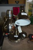 Two Chrome Anglepoise Table Lamps