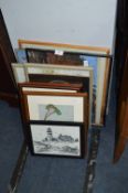 Selection of Needlework Tapestry Pictures and Fram