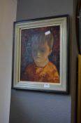 Framed Painting on Canvas - Portrait