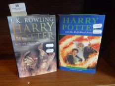 Two First Edition Harry Pottery Books; Order of th