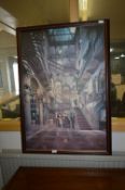 Large Framed Print - Hotel Danili, Venice