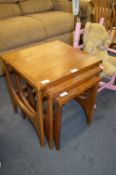 Teak Nest of Three Tables