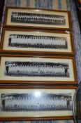 Set of Four Small Photo Prints - British Rugby Lea