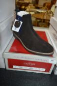 Catesby Gents Brown Suede Leather Ankle Boots Size