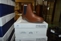 Silver Street of London Gents Brown Ankle Boots Si
