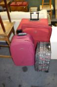 Three Wheeled Travel Suitcases