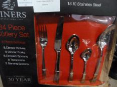 *Viners 34 Piece Cutlery Set