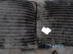 *Dobby Stripe Cushion 2pk