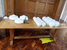 *3ft by 8ft Oak Refectory Table