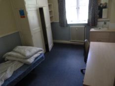 *Contents of Room 72; Single Bed with Mattress, Be