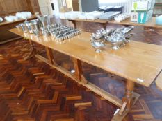 *Light Oak 10ft Refectory Table