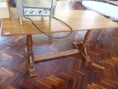 *Light Oak 5ft Refectory Table