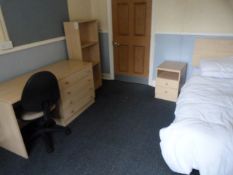 *Contents of Room 73; Single Bed with Mattress, Be