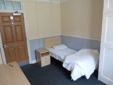 *Contents of Room 56; Single Bed with Mattress, Be