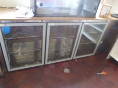 *Triple Door Stainless Steel IMC Bottle Cooler