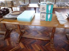 *5ft Light Oak Refectory Table