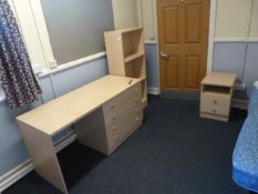 *Contents of Room 77A; Single Bed, Bedside Cabinet