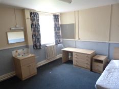 *Contents of Room 98A; Single Bed, Bedside Cabinet