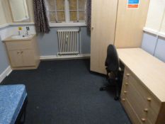 *Contents of Room 21A; Single Bed with Mattress, B