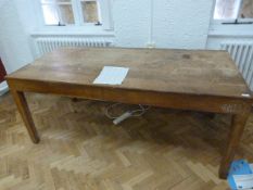 *Large Oak Refectory Table