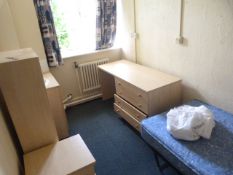 *Contents of Room 82A; Single Bed with Mattress, D