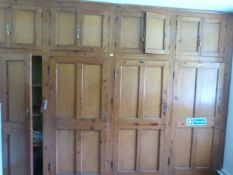 *Pine Storage Cupboards (As Fitted)
