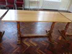 *Light Oak 5ft Refectory Table