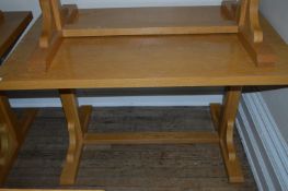 *Light Oak Refectory Table 32