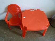 *Child's Play Table and Chair
