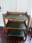 *Vintage Pine Three Teir Kitchen Trolley