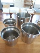 *Four Bain Marie Inserts