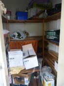 *Contents of Cupboards B123, B124, B125 and B126;