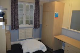 *Content of Room 5; Metal Bed Base, Double Door Wa