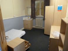 *Contents of Room 70A; Single Bed, Bedside Cabinet