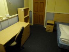 *Content of Room 3A; Single Bed with Mattress, Bed