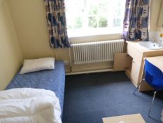 Contents of Room 99A; Single Bed with Mattress, Be