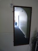 *Mahogany Framed Wall Mirror