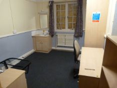 *Contents of Room 6A; Single Bed Frame, Bedside Ca