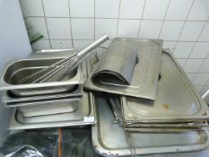 *Assorted Aluminium Trays, Bain Marie Inserts, Whi