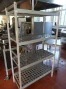 *Thermod Four Tier Aluminium Cold Room Shelving Un