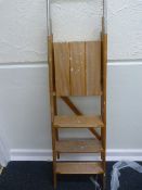 *Set of Three Tread Wood Steps