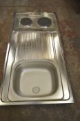 *Stainless Steel Sink with Twin Hob