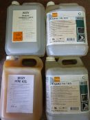 Four 5L Bottled of Cleaning Product