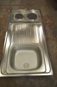 *Stainless Steel Sink with Twin Hob